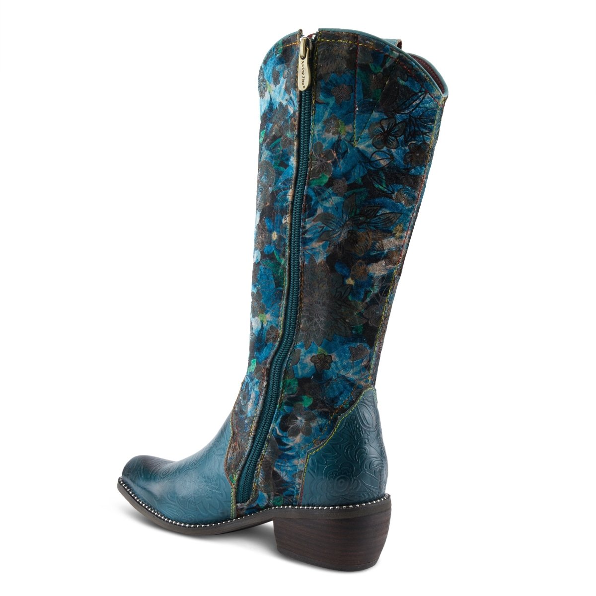 Spring Step Shoes L'Artiste Rodeoqueen Viv Women's Western Flair Cowgirl Leather and Velvet Boots