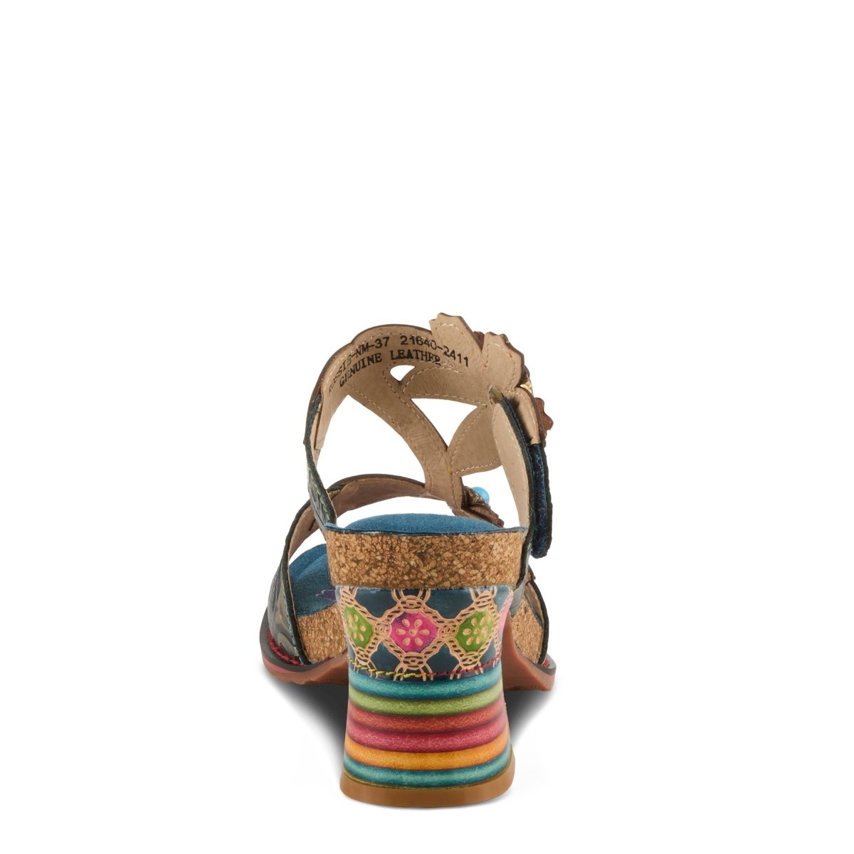 Spring Step Shoes L'Artiste Rossie Heeled Sandals Women's Leather Multicolor