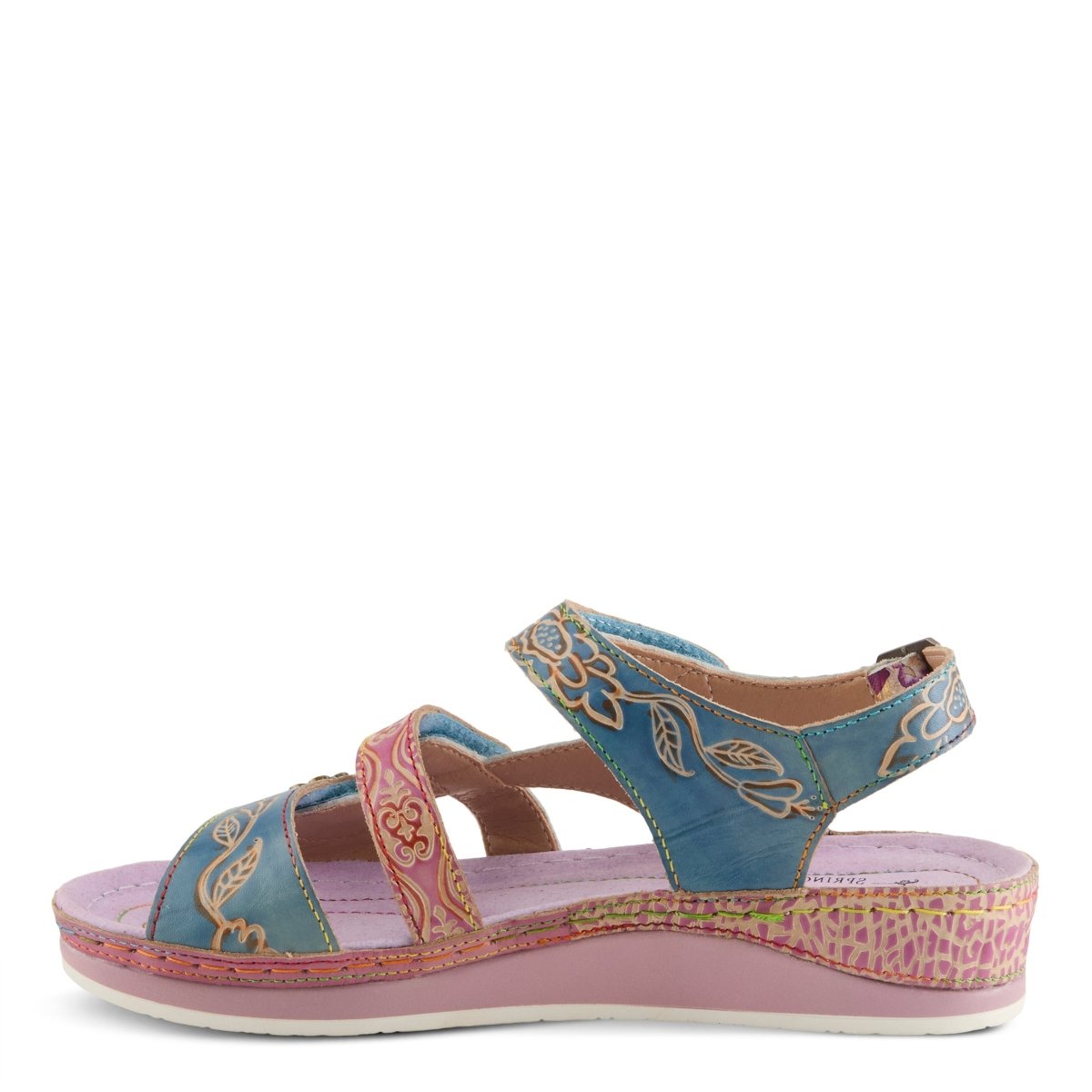 Spring Step Shoes L'Artiste Sumacah Sandal Women's Hand Painted Leather