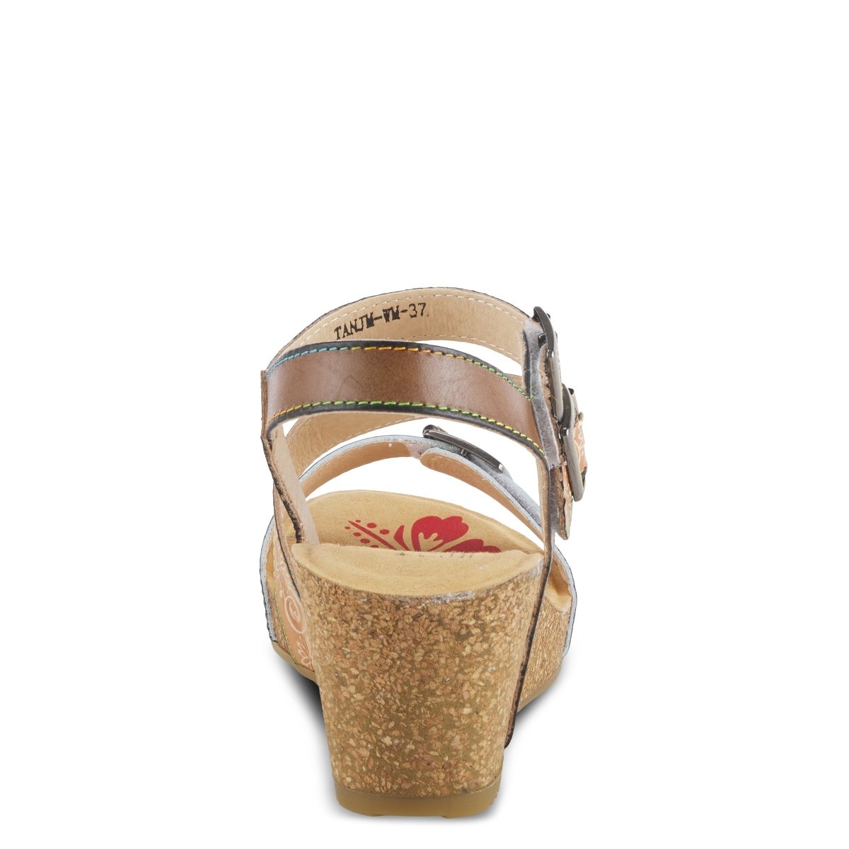 Spring Step Shoes L'Artiste Tanja Ankle Strap Sandal Women’s Leather Wedge