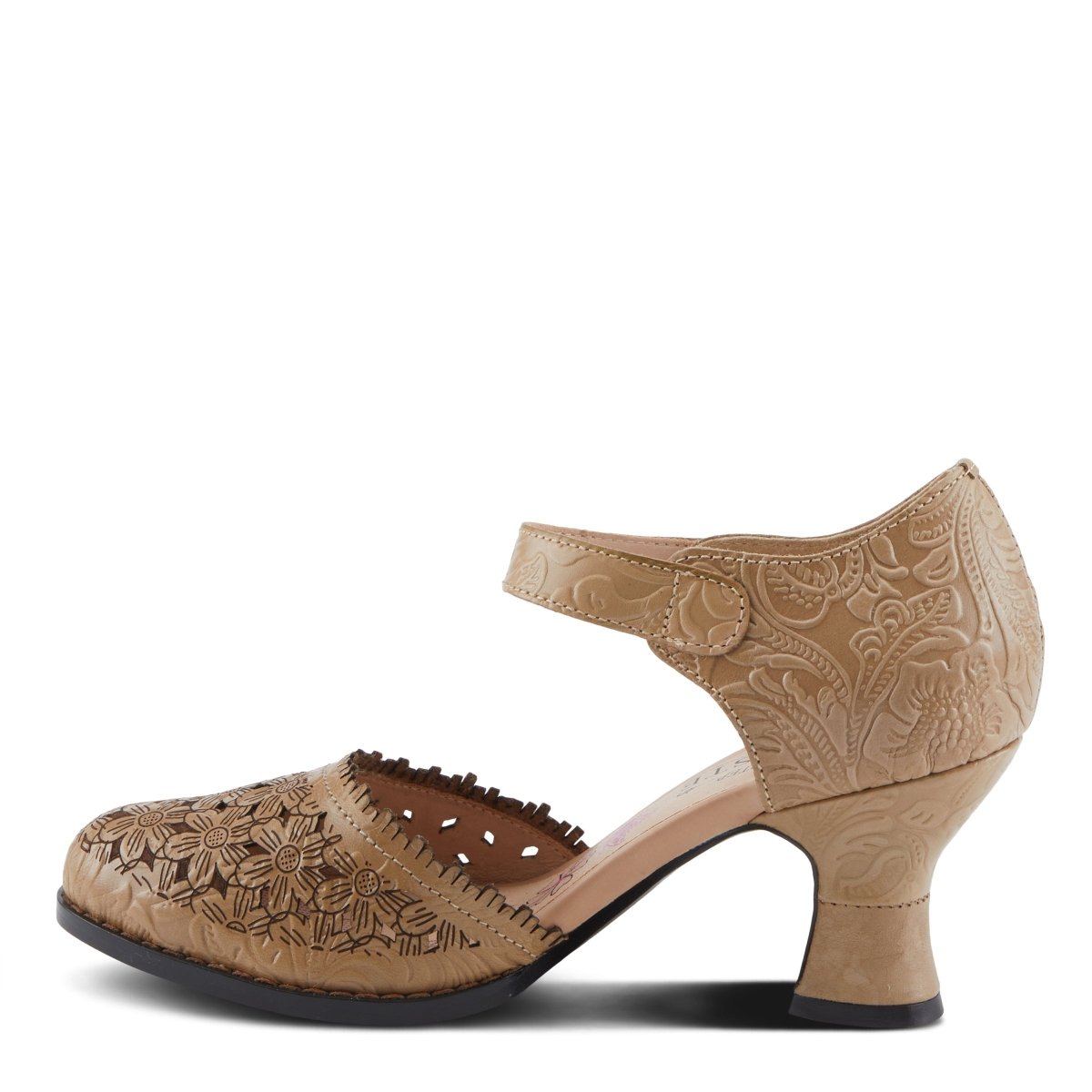 Spring Step Shoes L'Artiste Visionary Ankle Strap Shoe Women’s Hand Painted Leather