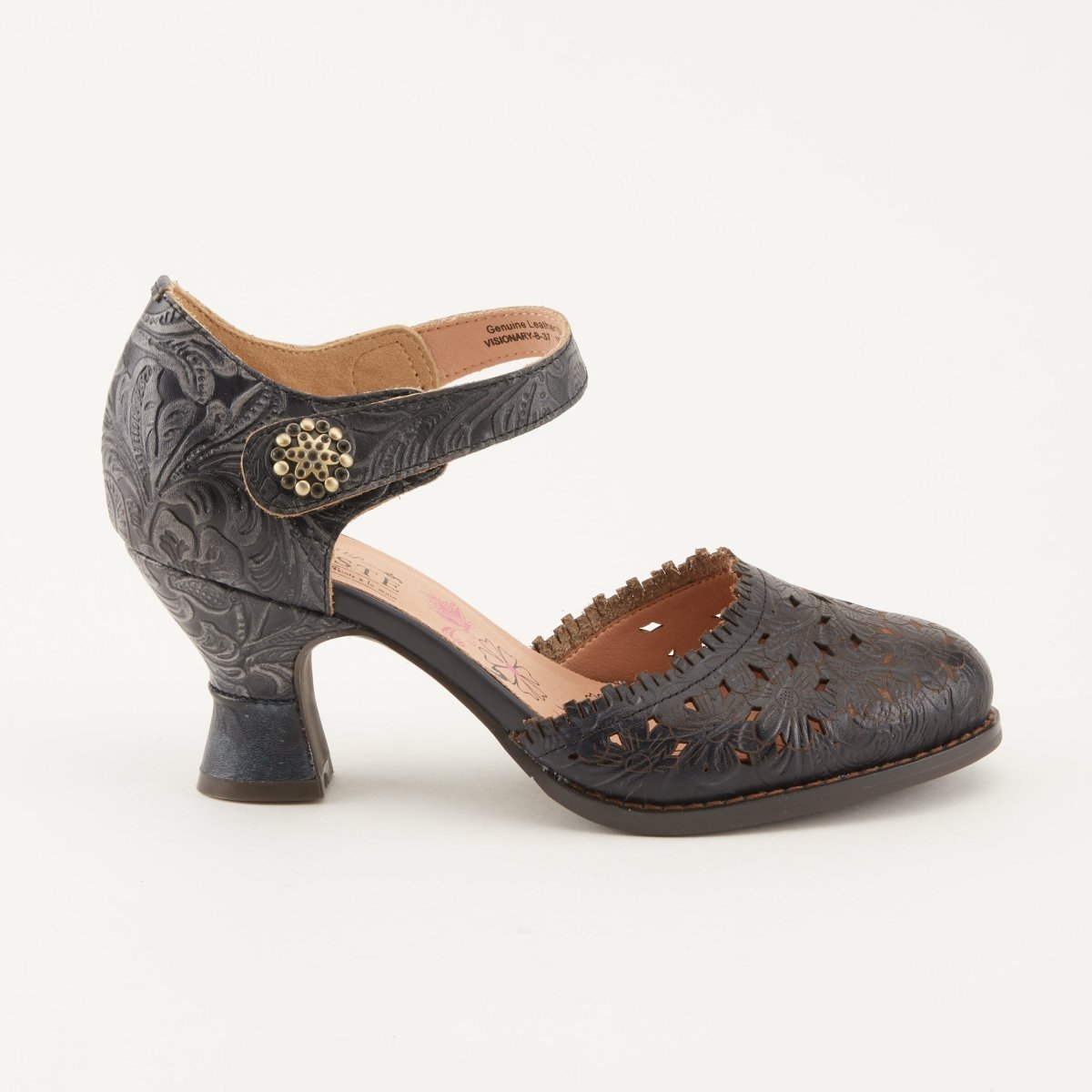 Spring Step Shoes L'Artiste Visionary Ankle Strap Shoe Women’s Hand Painted Leather