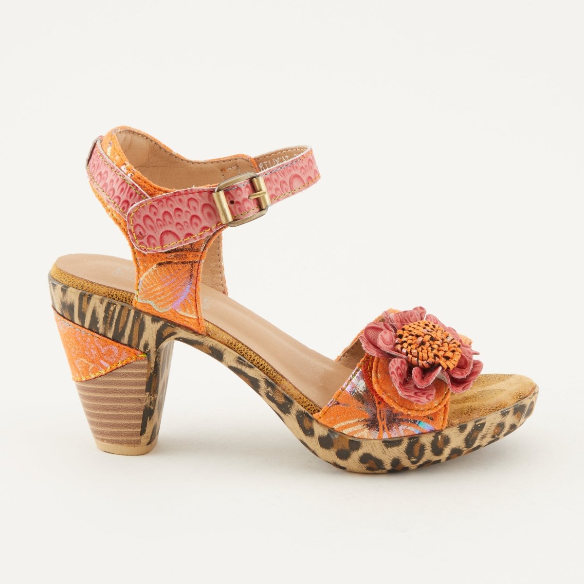 Spring Step Shoes L'Artiste Wildcat Women's Floral Heeled Sandals