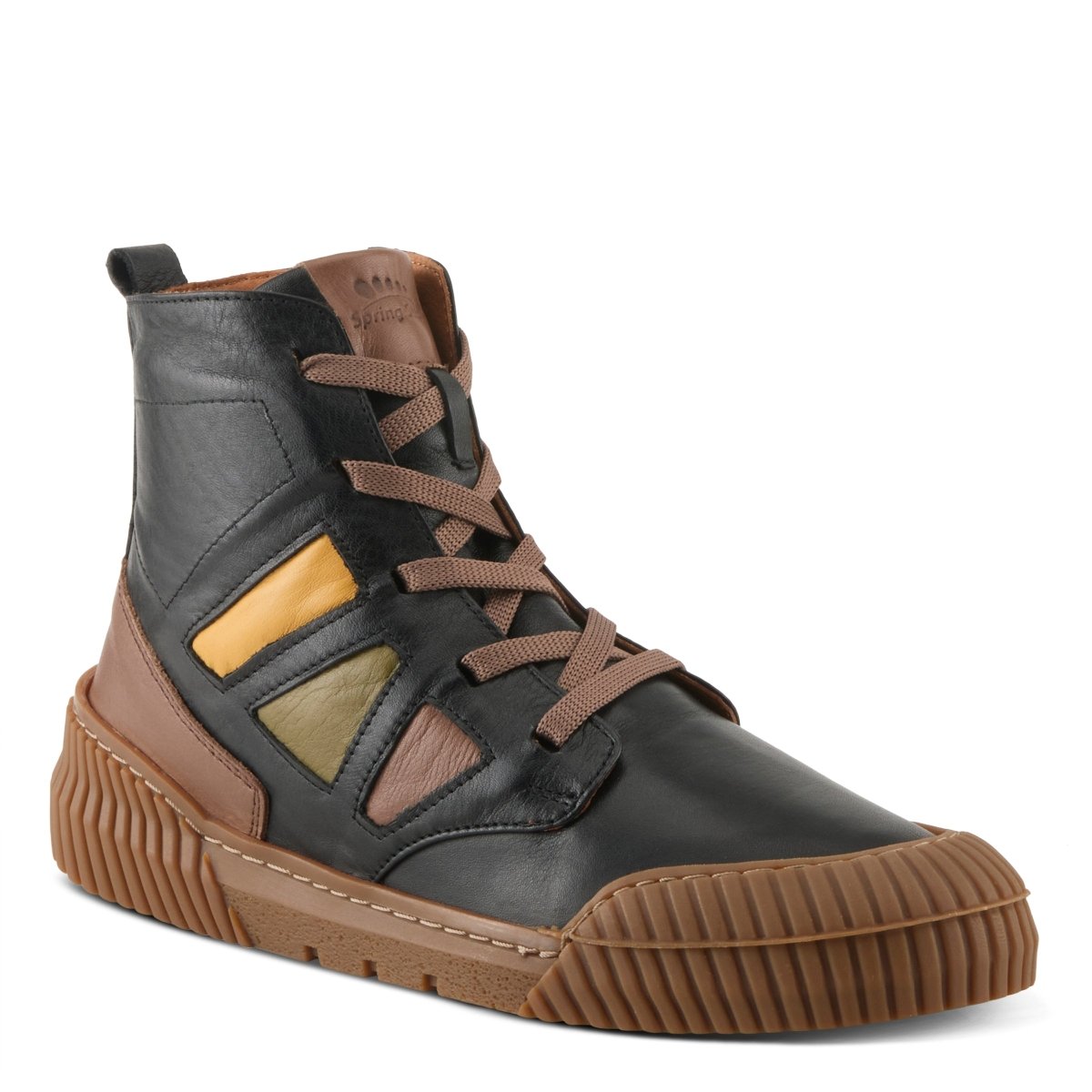 Spring Step Shoes Lizano Women's Luxurious Leather High Top Sneakers