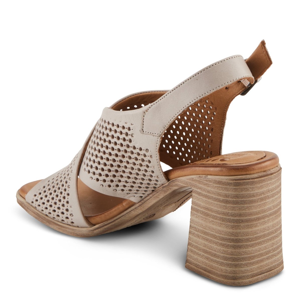 Spring Step Shoes Luanca Women's Leather Perforated Sandals