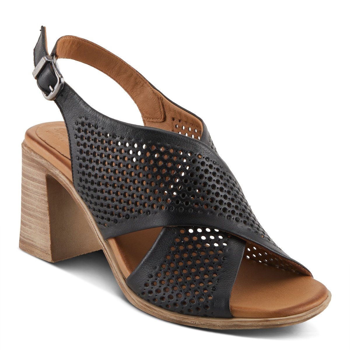Spring Step Shoes Luanca Women's Leather Perforated Sandals