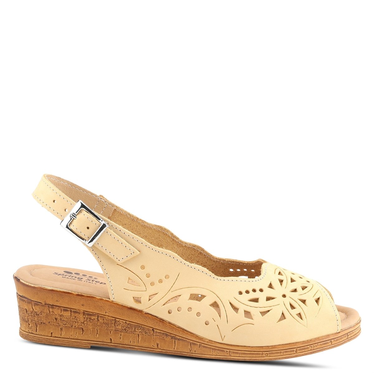 Spring Step Shoes Orella Sandal Women’s Italian Leather Wedge
