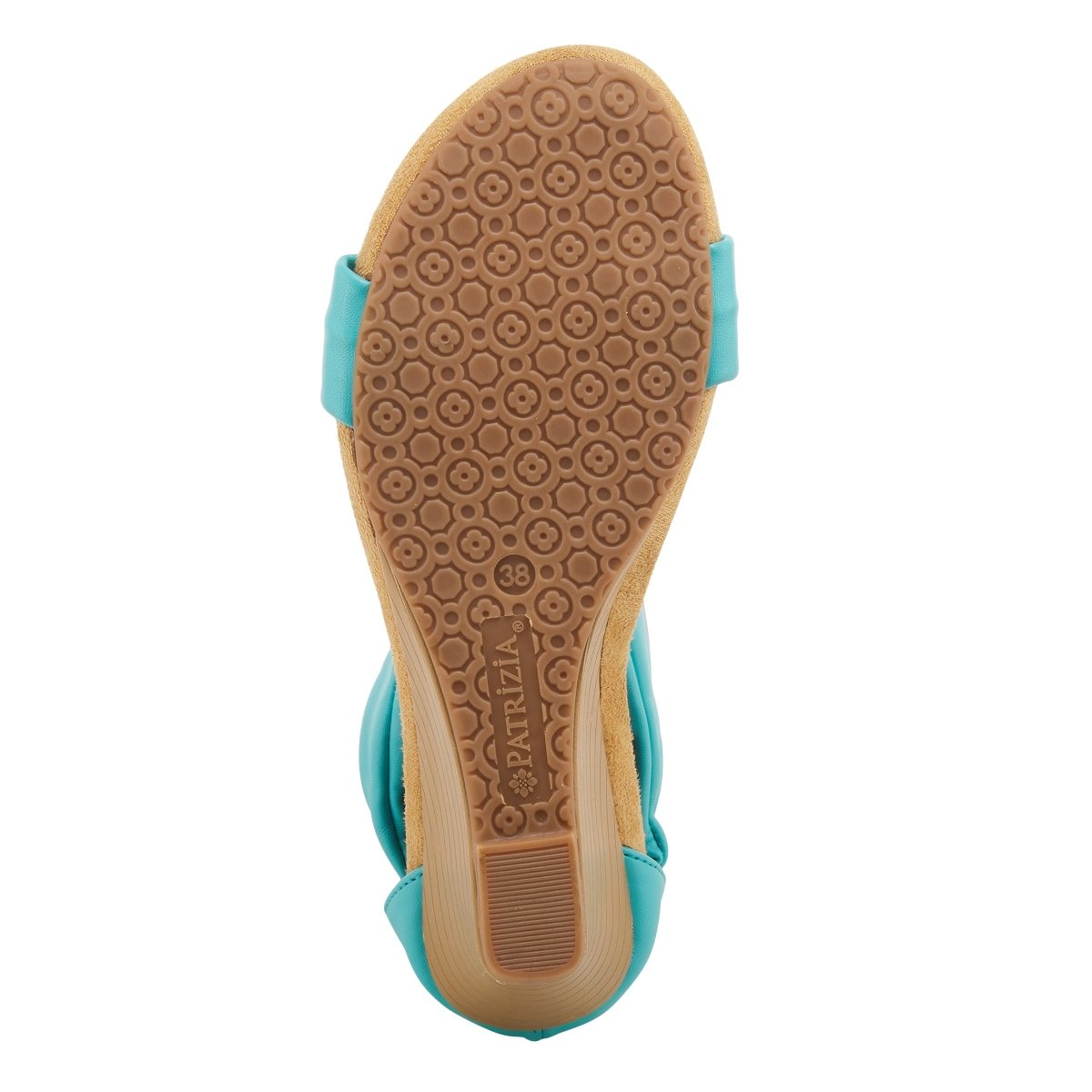 Spring Step Shoes Patrizia Harlequin Women’s Leather Wedge Sandal