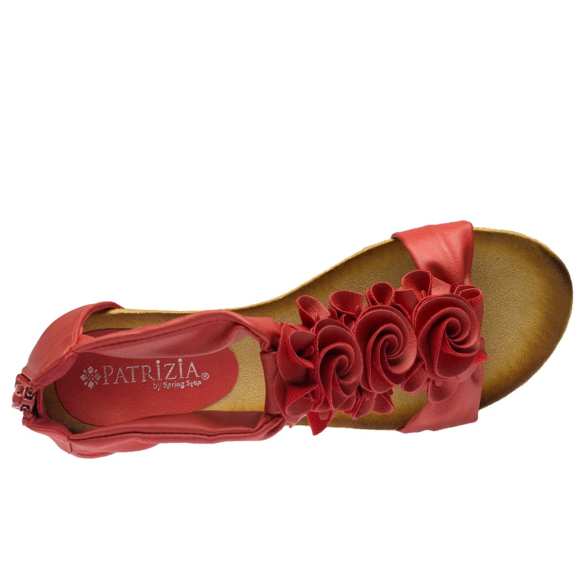 Spring Step Shoes Patrizia Harlequin Women’s Leather Wedge Sandal