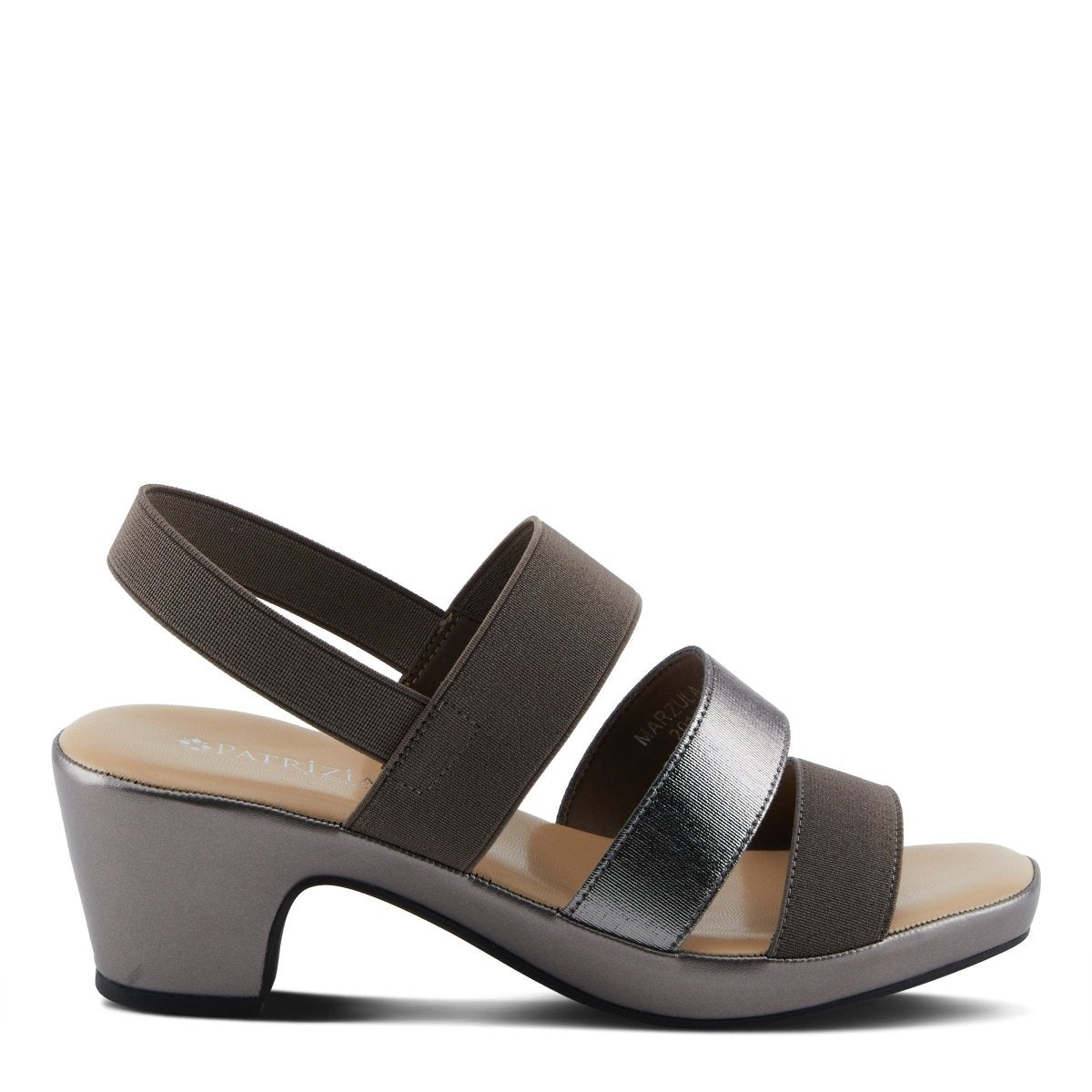 Spring Step Shoes Patrizia Marzula Women’s Metallic Textile Sandals
