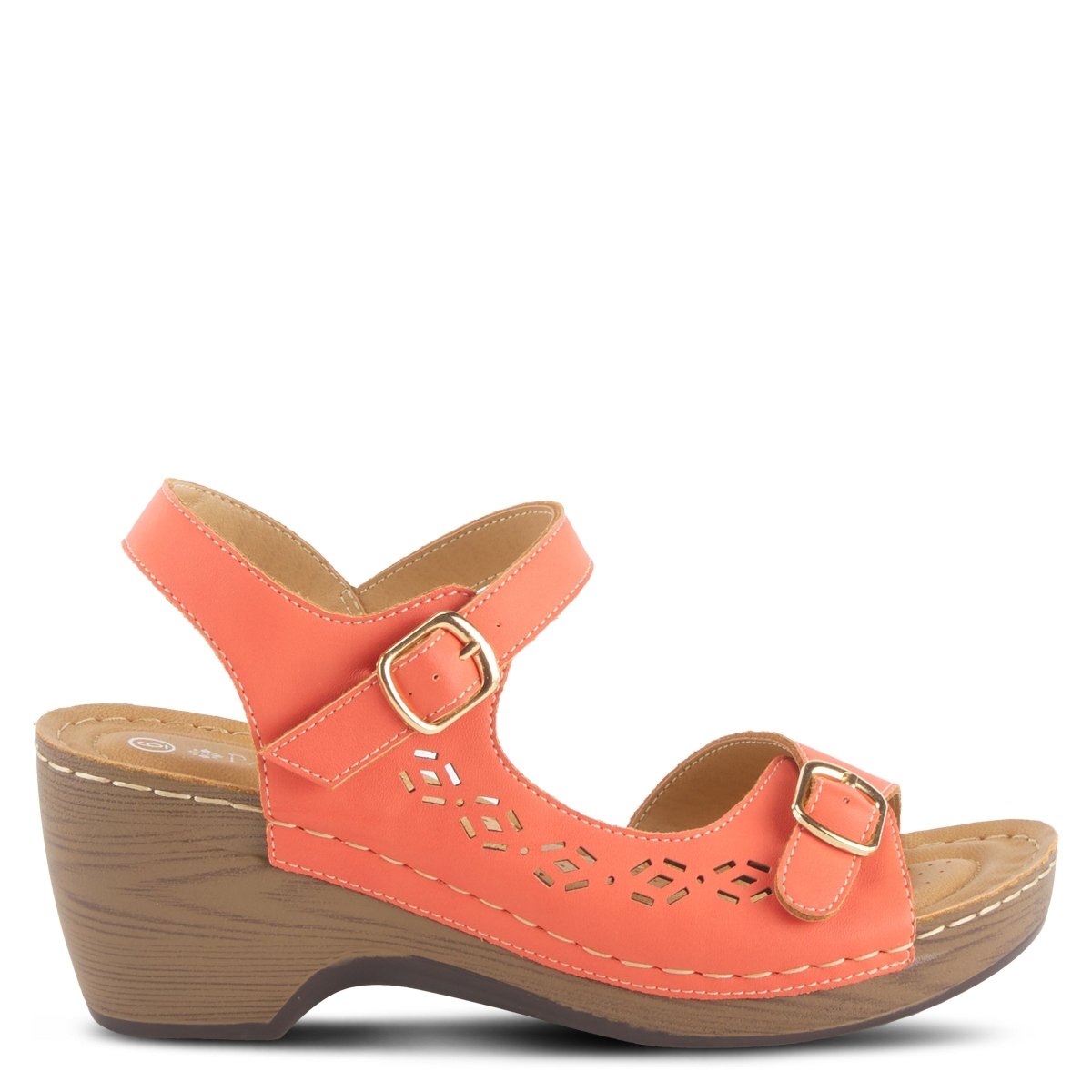 Spring Step Shoes Patrizia Shantay Sandals Women's Leather Wedge