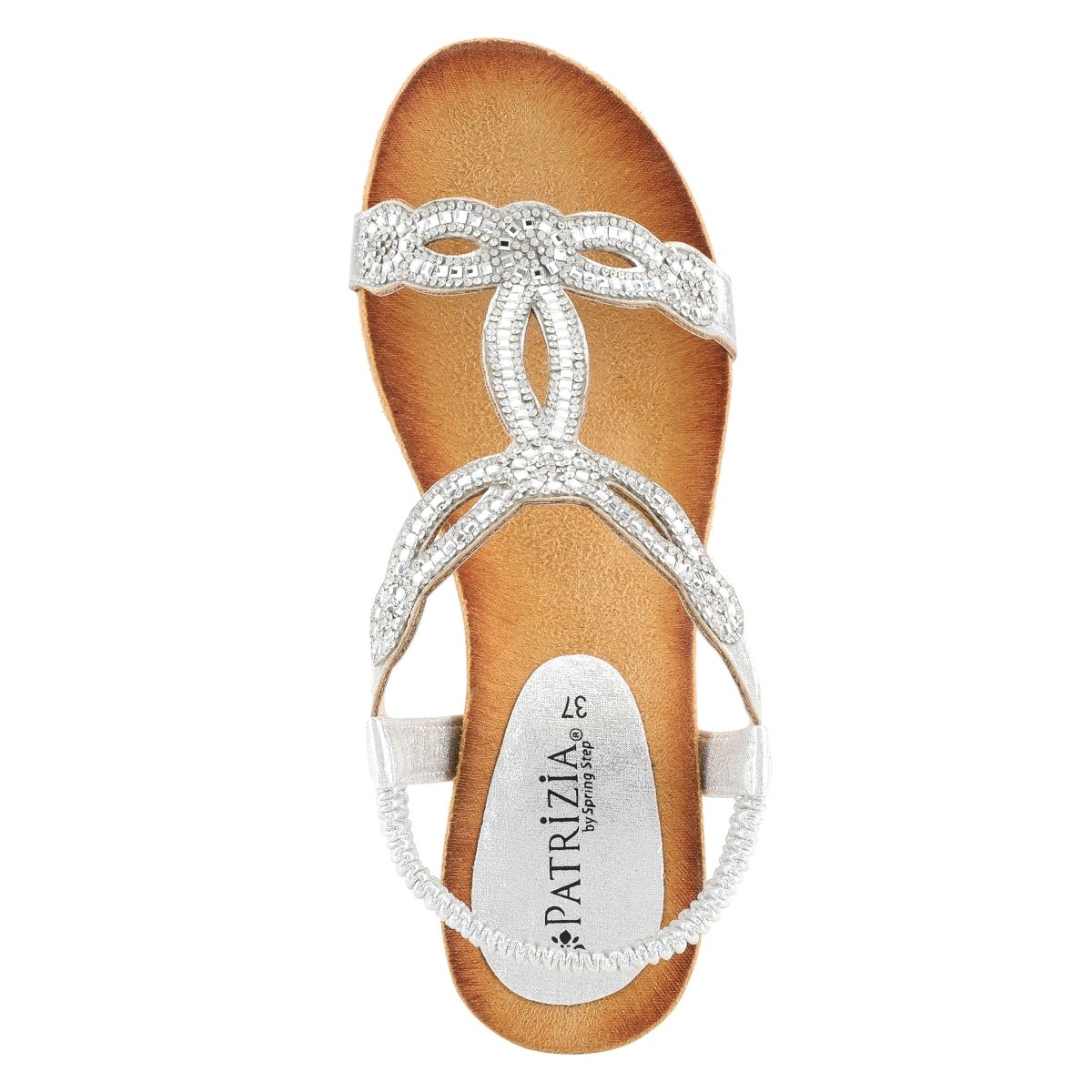 Spring Step Shoes Patrizia Shining T Strap Sandals Women’s Wedge
