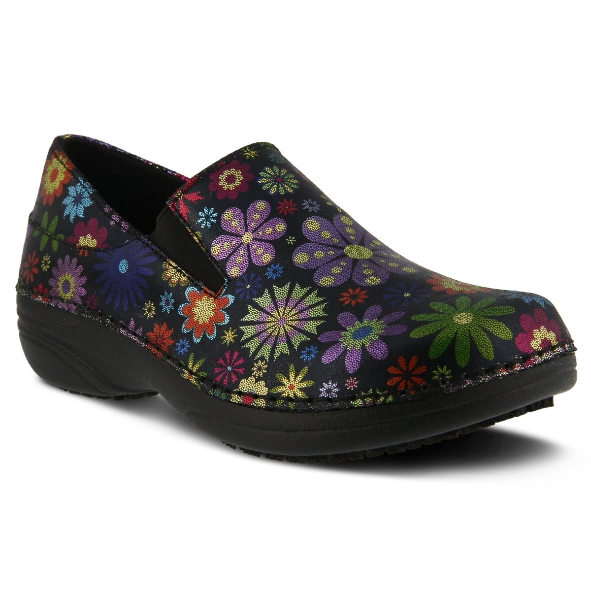 Spring Step Shoes Professional Manila Flower Power Women’s Leather Slip On Loafer Shoes FLPWR