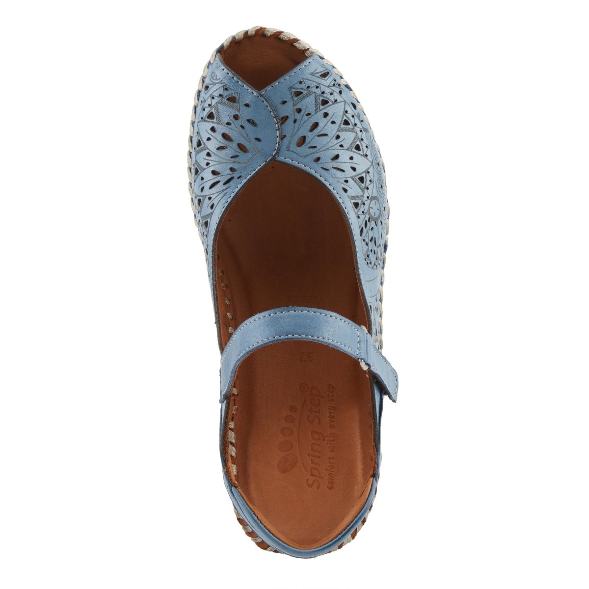 Spring Step Shoes Santonio Sandals Women’s Leather Hook and Loop