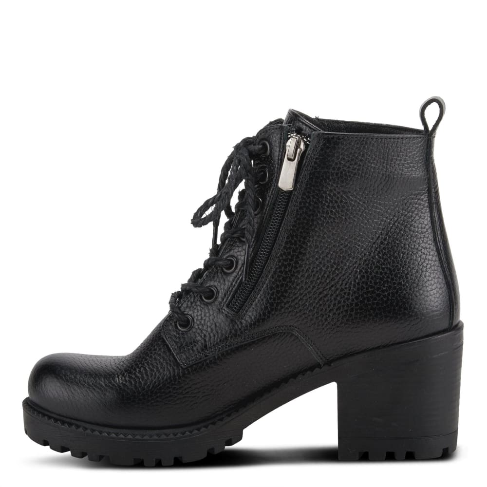 Spring Step Shoes Yaritza Women's Utility Inspired Design Pebbled Leather Boots