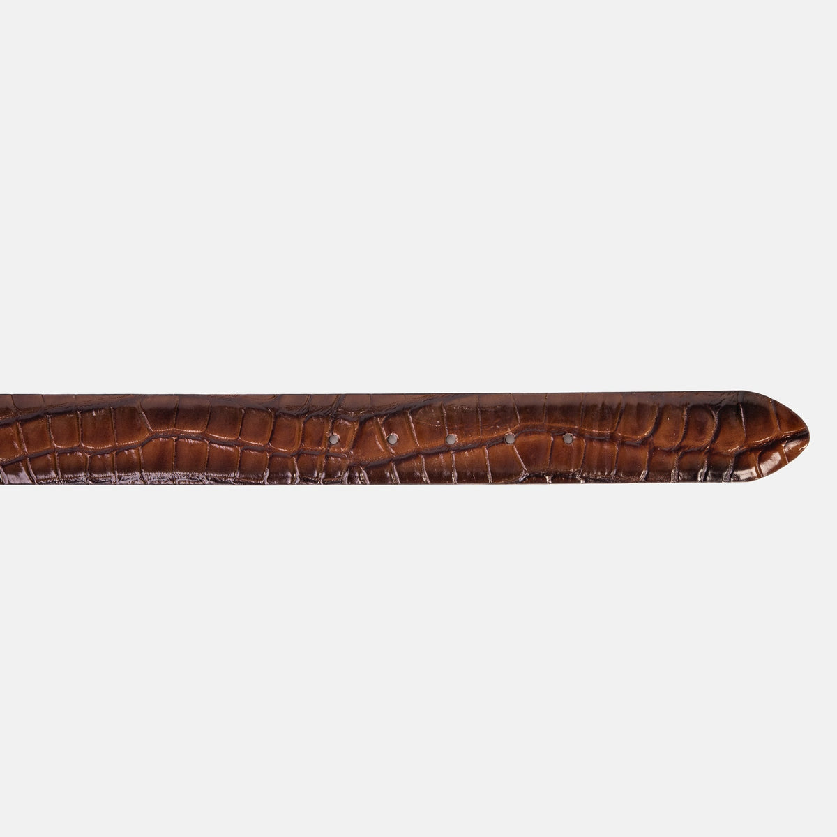 Vinci Leather The Strat Brown Leather Belt – product view 6