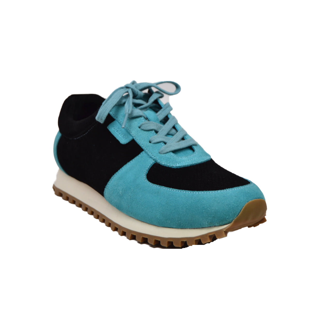 British Walkers Surrey Men's Aqua and Black Low Top Sneakers view 2
