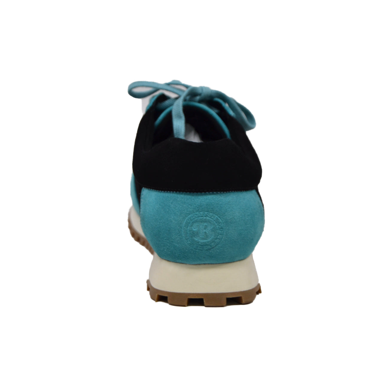 British Walkers Surrey Men's Aqua and Black Low Top Sneakers view 3