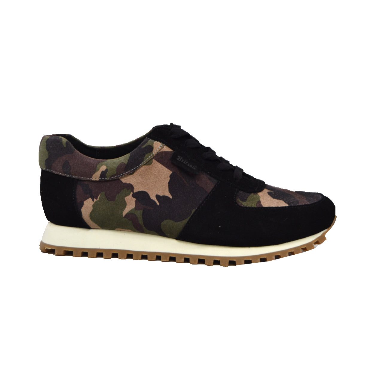 British Walkers Surrey Men's Black and Camouflage Low Top Sneakers view 5