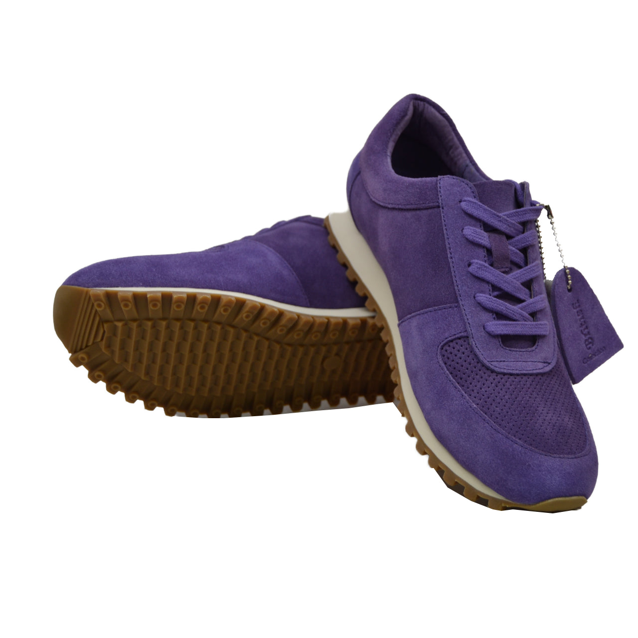 British Walkers Surrey Men's Purple Low Top Sneakers view 8
