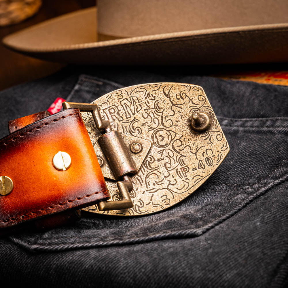 Marco Di Milano Texas Belt Aged Maple – product view 7