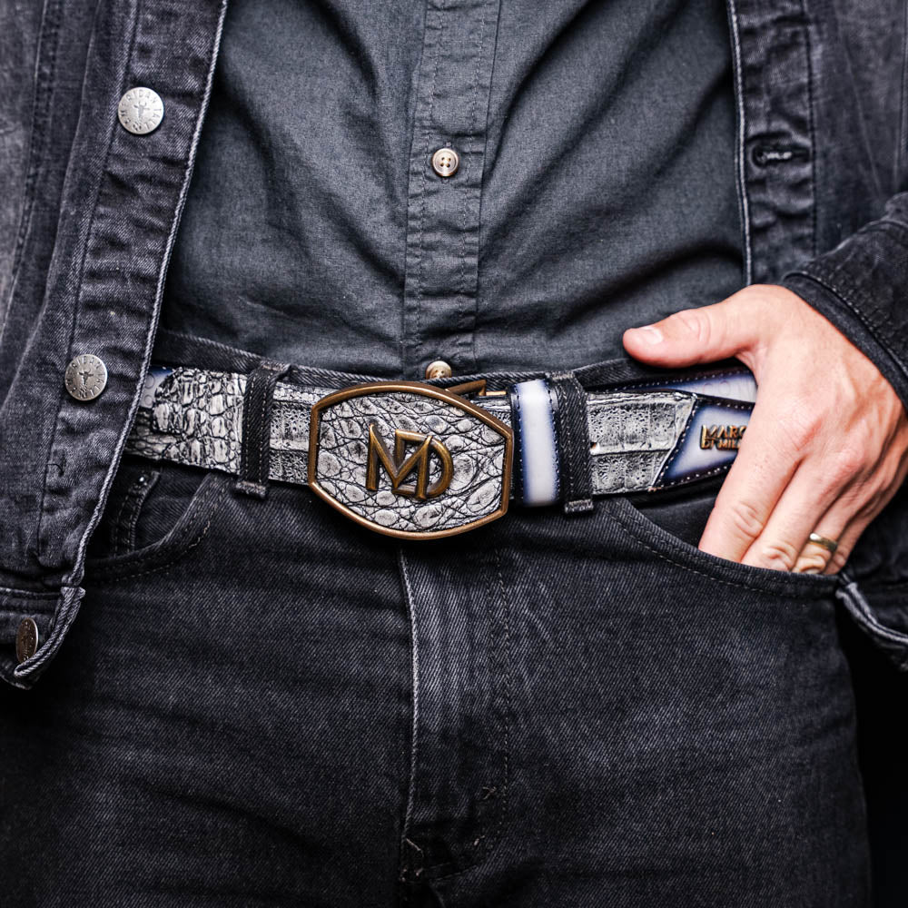 Texas Belt Stone Gray