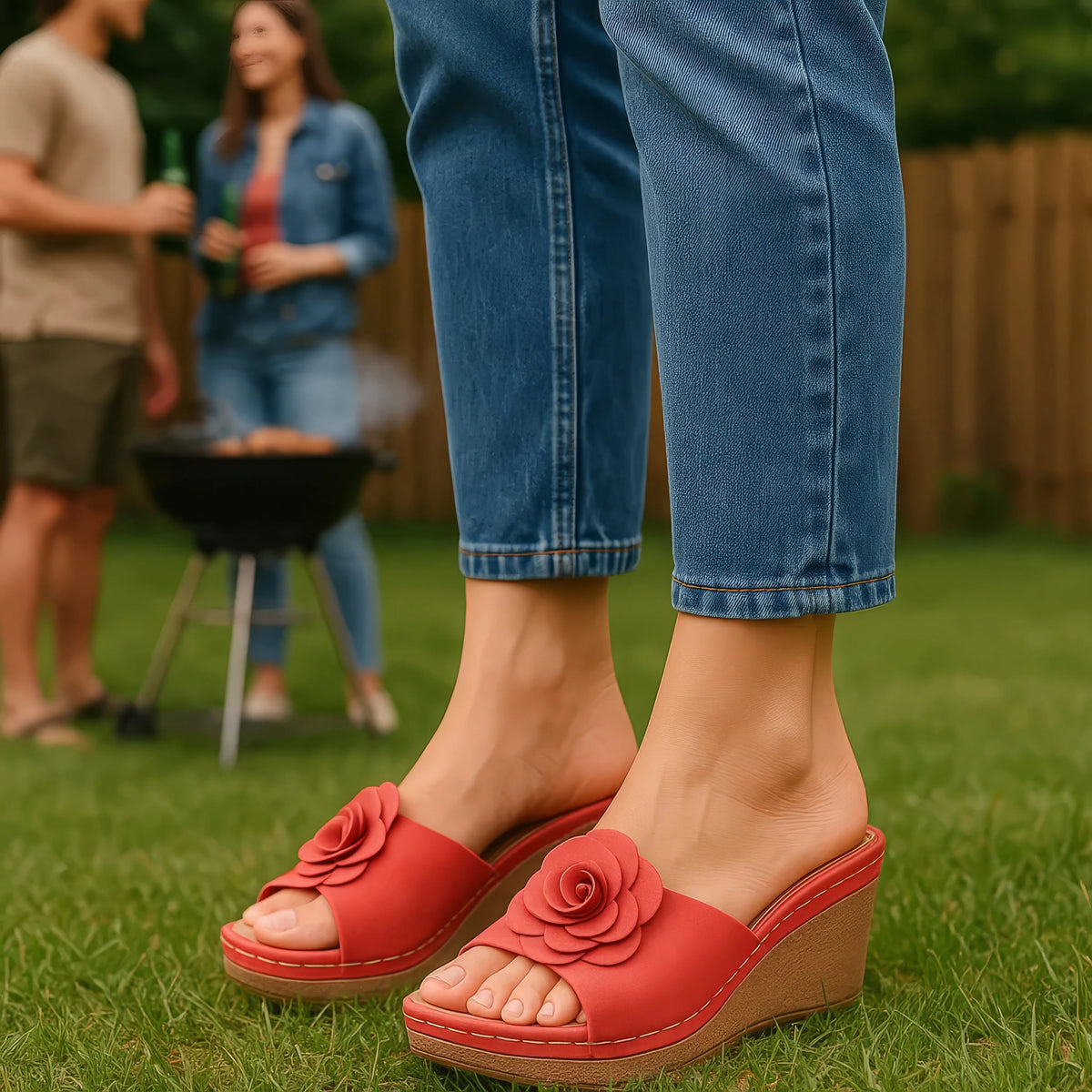 Women's Tokyo Gold Wedge Sandals – product view 4