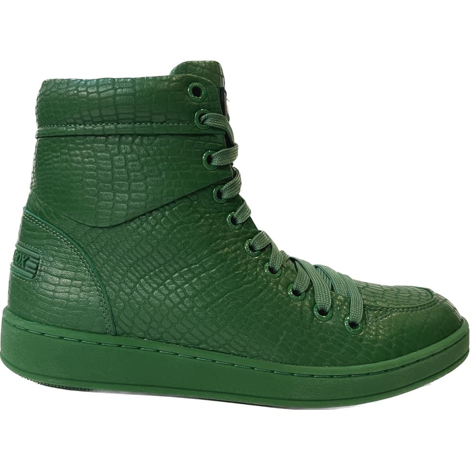 Travel Fox 900 Series Men's Green Leather High Top Sneakers 916101 068