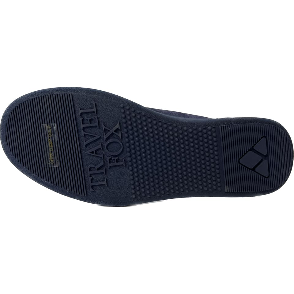 Travel Fox Malibu Men's Navy Blue Suede Mid Top Sneakers 915601 247