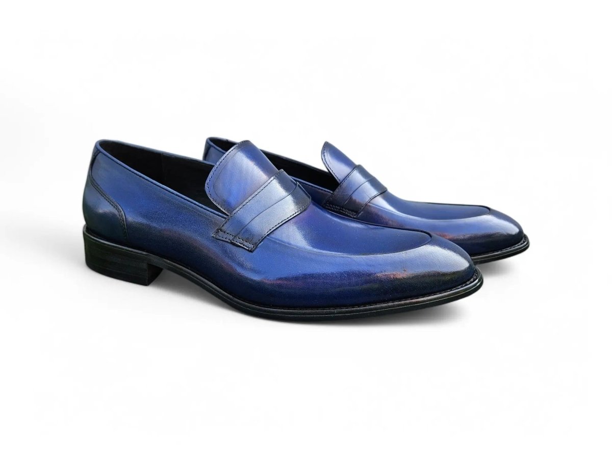 Carrucci Shoes Unknown Brand Modern Classic Penny Loafer Calfskin KS47911