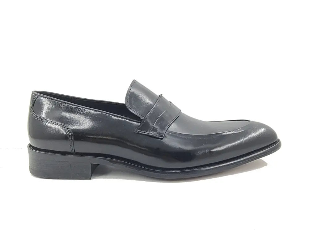 Carrucci Shoes Unknown Brand Modern Classic Penny Loafer Calfskin KS47911