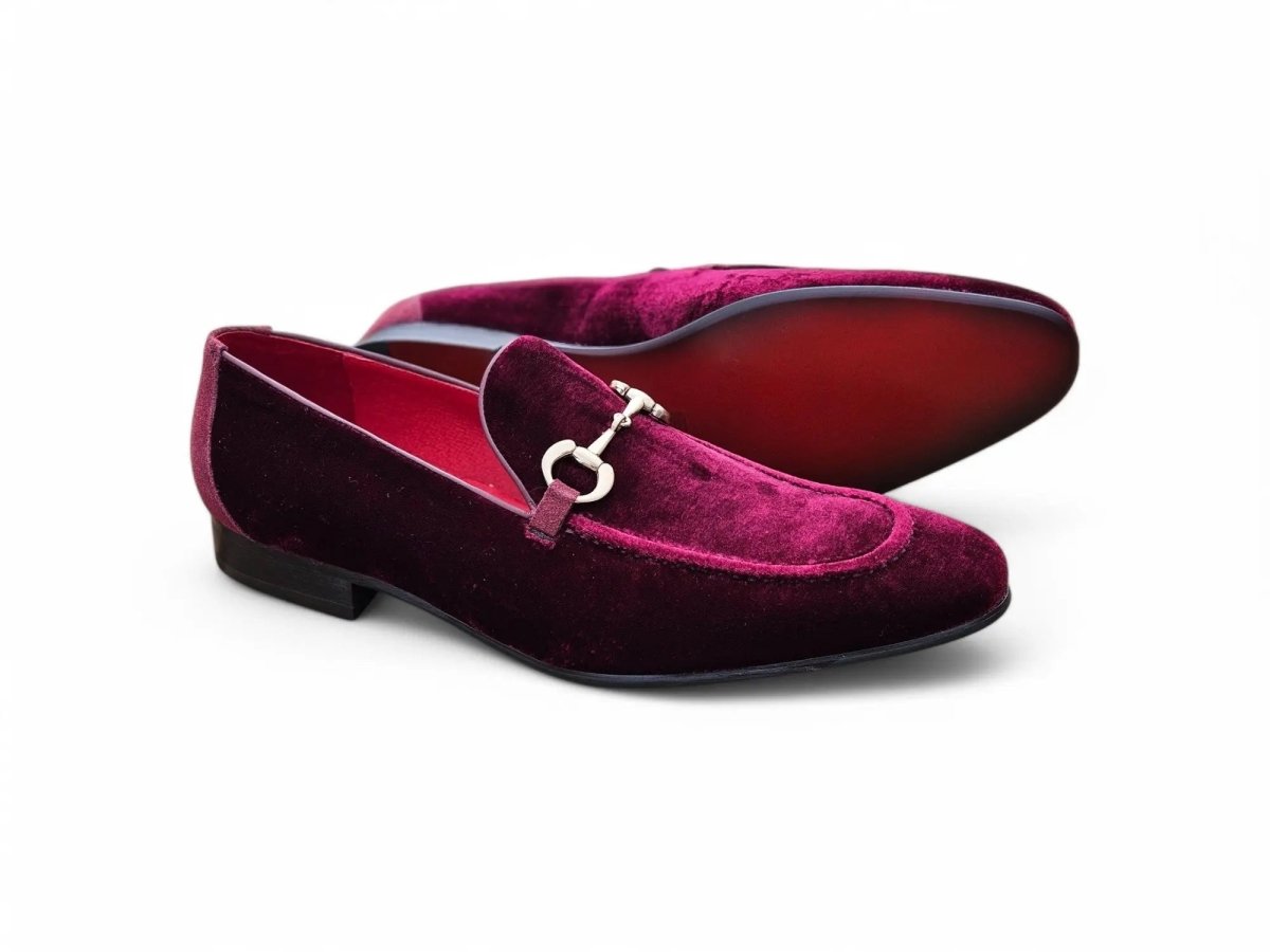 Carrucci Shoes Velvet Buckle Loafer Luxe Everyday Classic Timeless Velvet