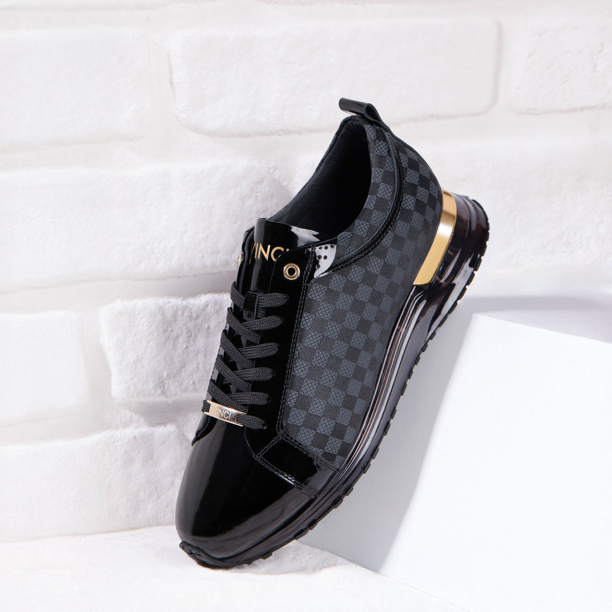 Vinci Leather The Monte Carlo Black Men Sneaker Limited Edition – product view 9