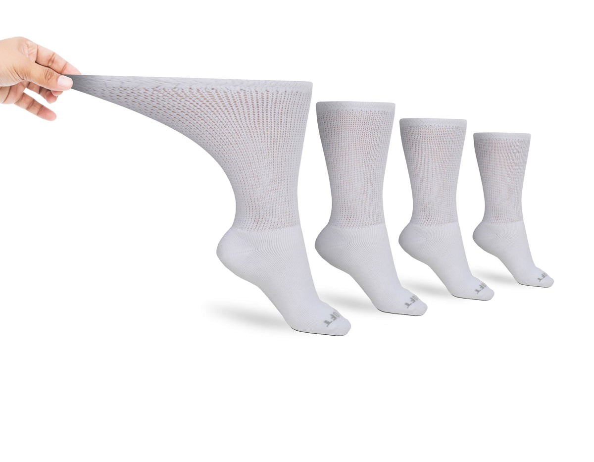 Men's Ultra-Soft Upper Calf Diabetic Socks (4 Pair) β product view 1