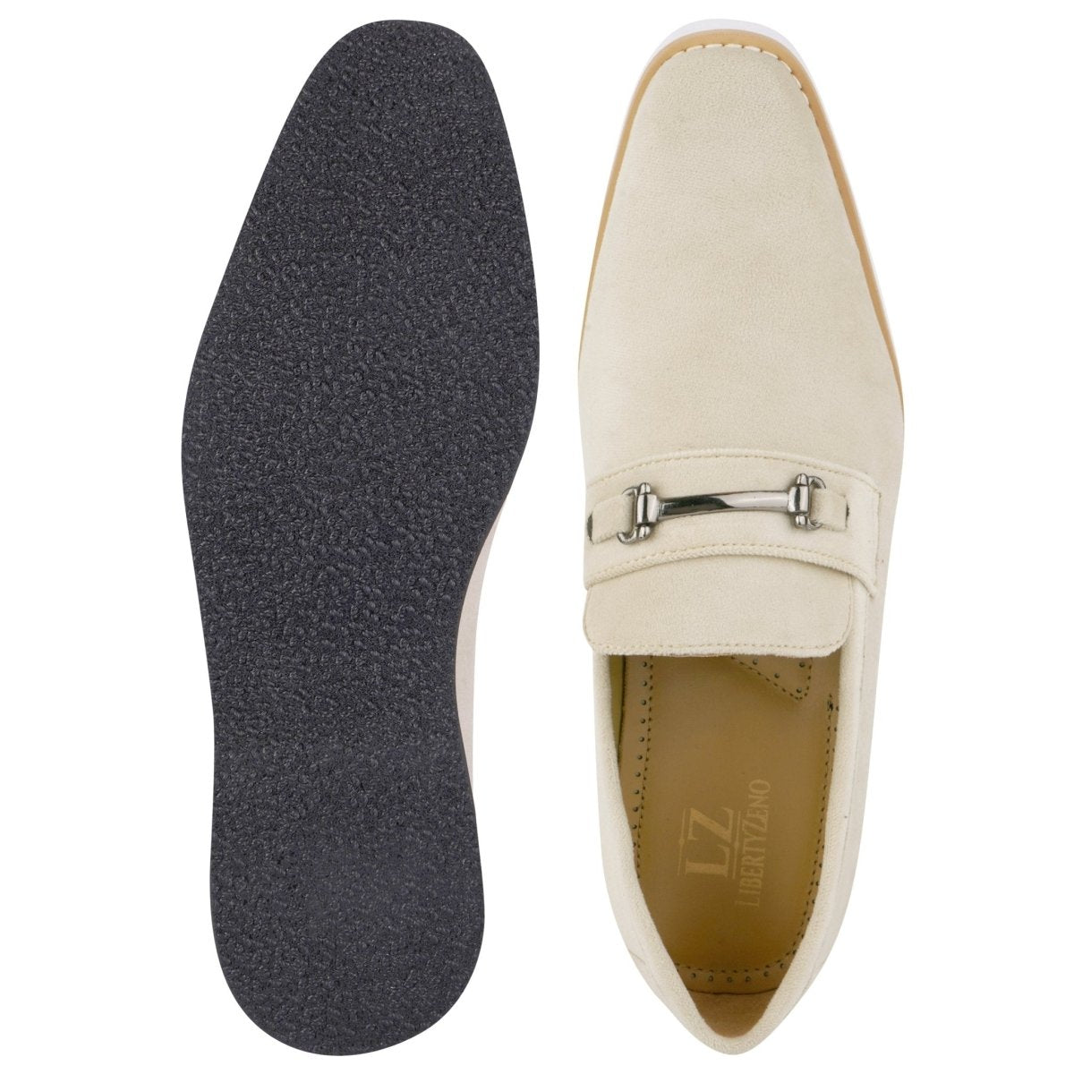 Liberty Zeno Welkar Men Velvet Causal Buckle Slip - On Loafers Shoes