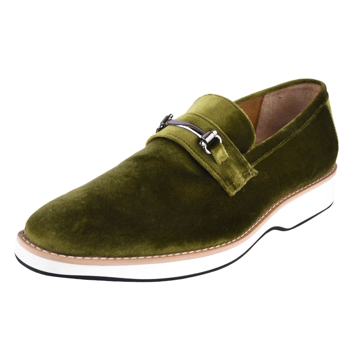 Liberty Zeno Welkar Men Velvet Causal Buckle Slip - On Loafers Shoes