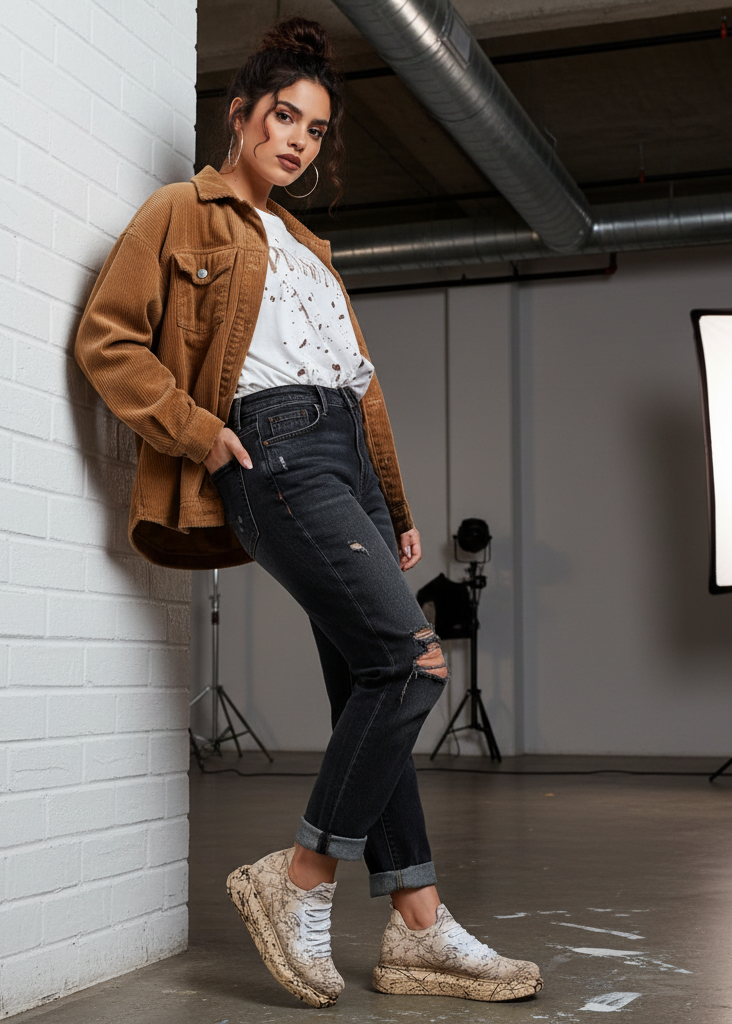 Women's Light Brown Peak