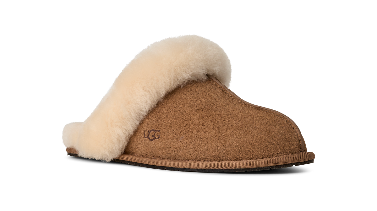 UGG Scuffette II Womens Slippers — Chestnut Suede