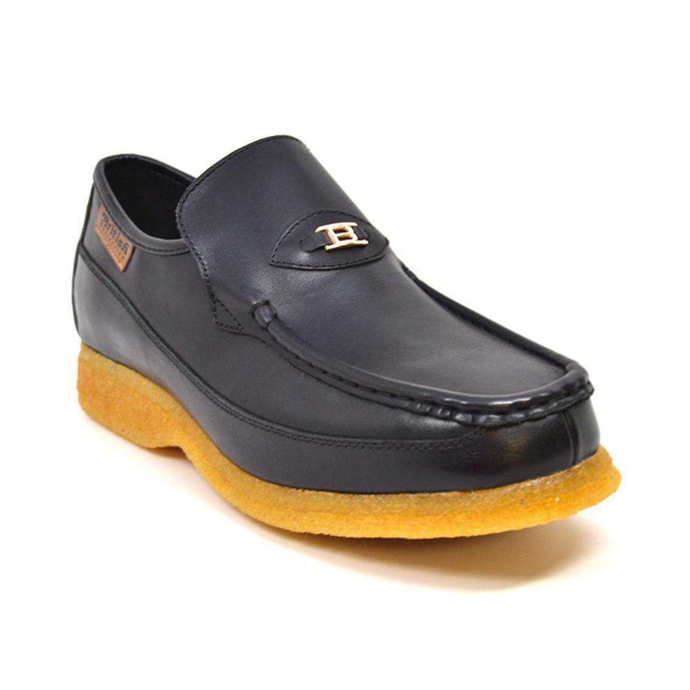 British Walkers Power Men's Leather Slip On Crepe Sole Shoes
