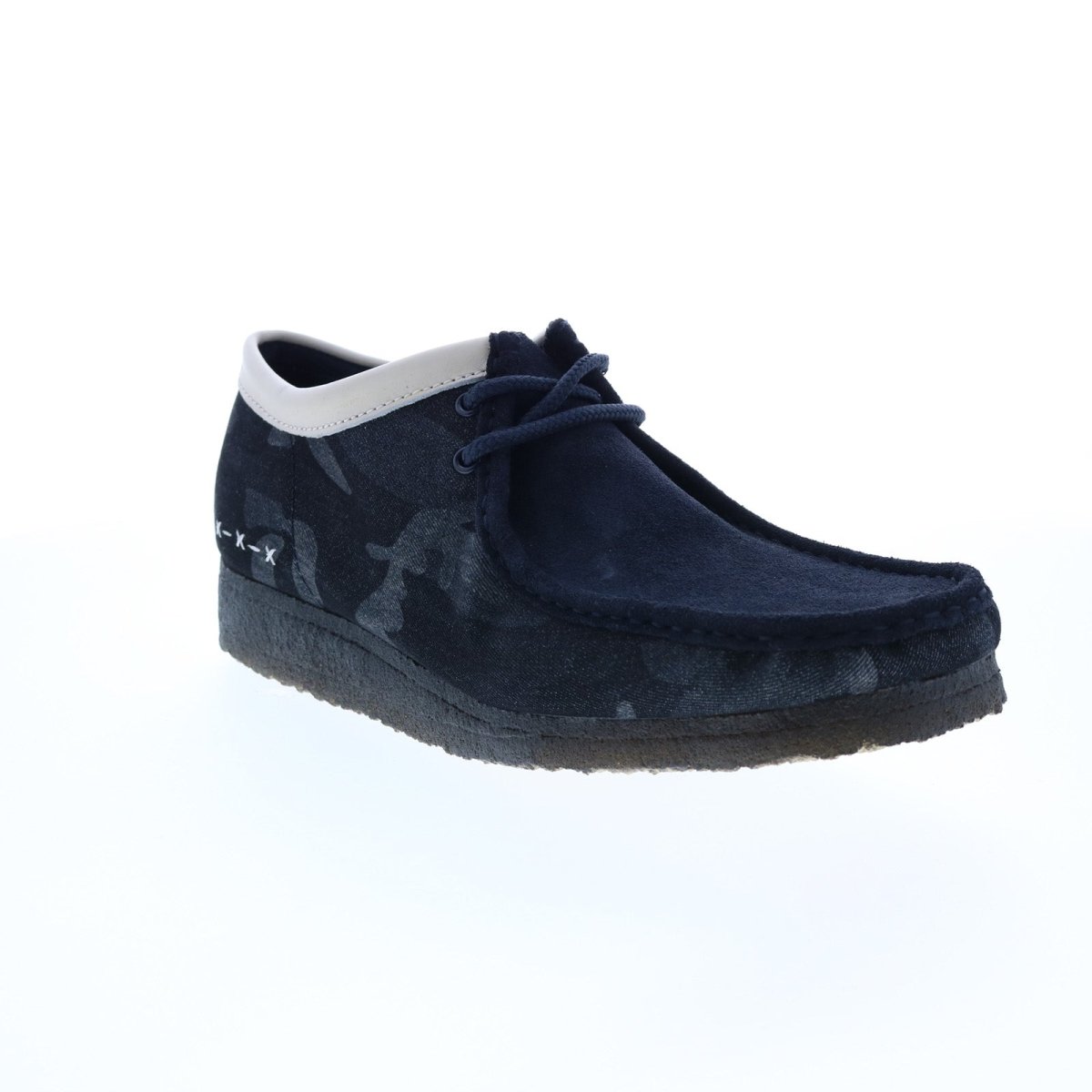 Clarks Originals Originals Wallabee Low Men's Denim Blue Canvas Suede 26168843