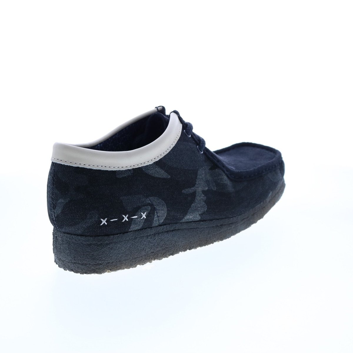 Clarks Originals Originals Wallabee Low Men's Denim Blue Canvas Suede 26168843