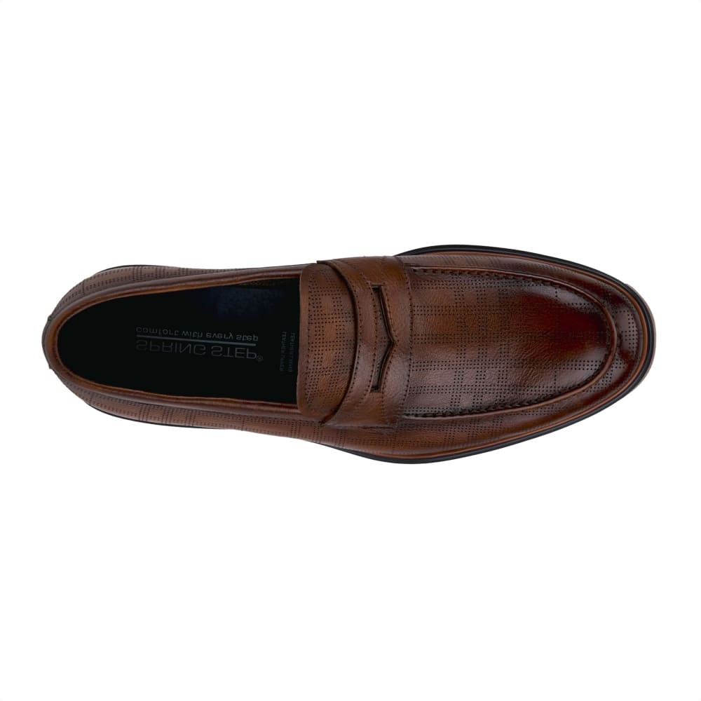 Spring Step Shoes Brando Men's Leather Penny Loafers