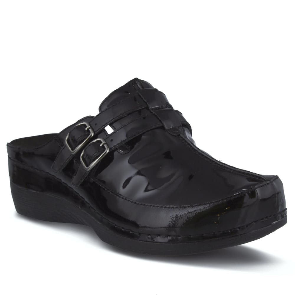 Spring Step Shoes Happy Women's Leather Slip On Clogs