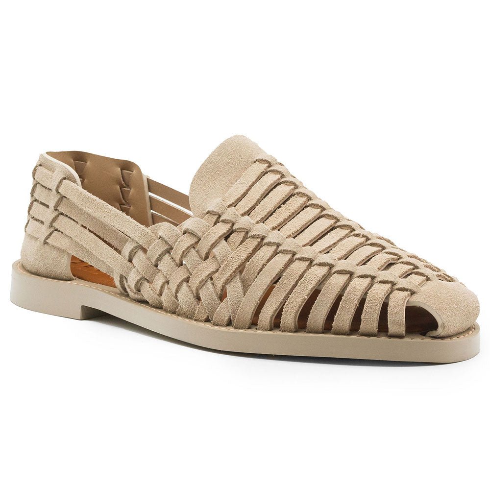 SND Sandali Sand Woven Leather Comfort Slip-On Sandal