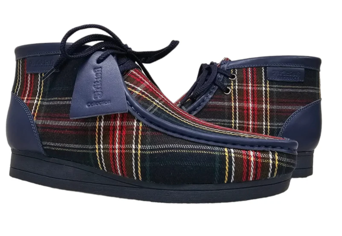 British Walkers Plaid New Castle Shoes Limited Edition