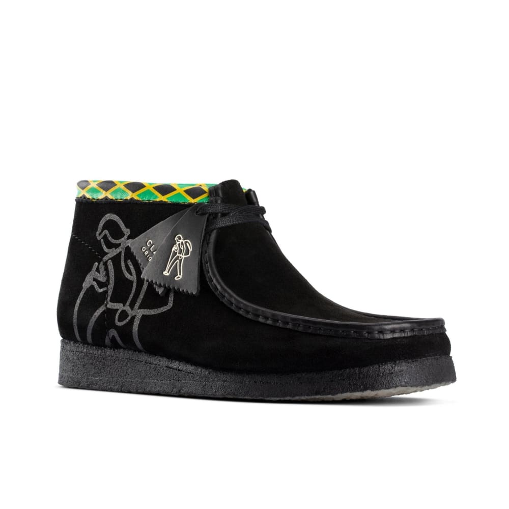 Black Friday Offer: Clarks Originals Black Multi Suede Boots - Don't Panic Shoes