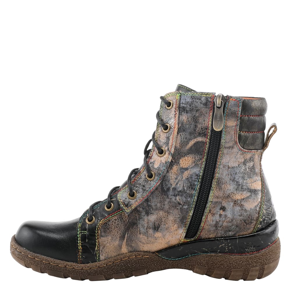 Discover L'Artiste Smokinhot Multi Color Leather Heeled Boots for Women - Don't Panic Shoes