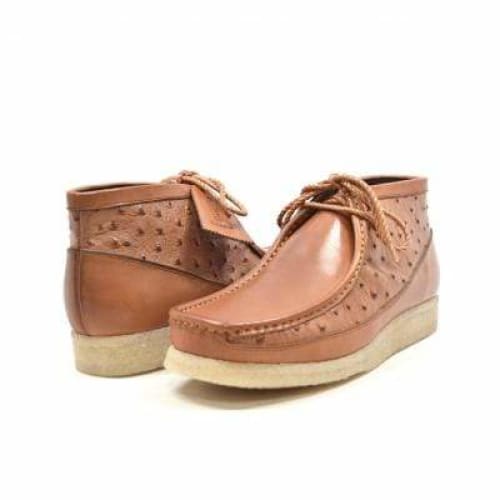 Exclusive Men’s Boots: British Walkers Playboy Ostrich Edition - Don't Panic Shoes
