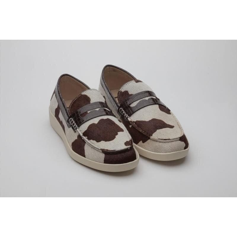 Men's Brown Pony Leather Bally Style by Johnny Famous: