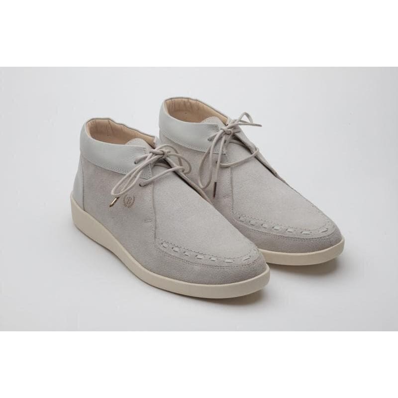 Johnny Famous Bally Style Soho Men’s White High Tops - Don't Panic Shoes